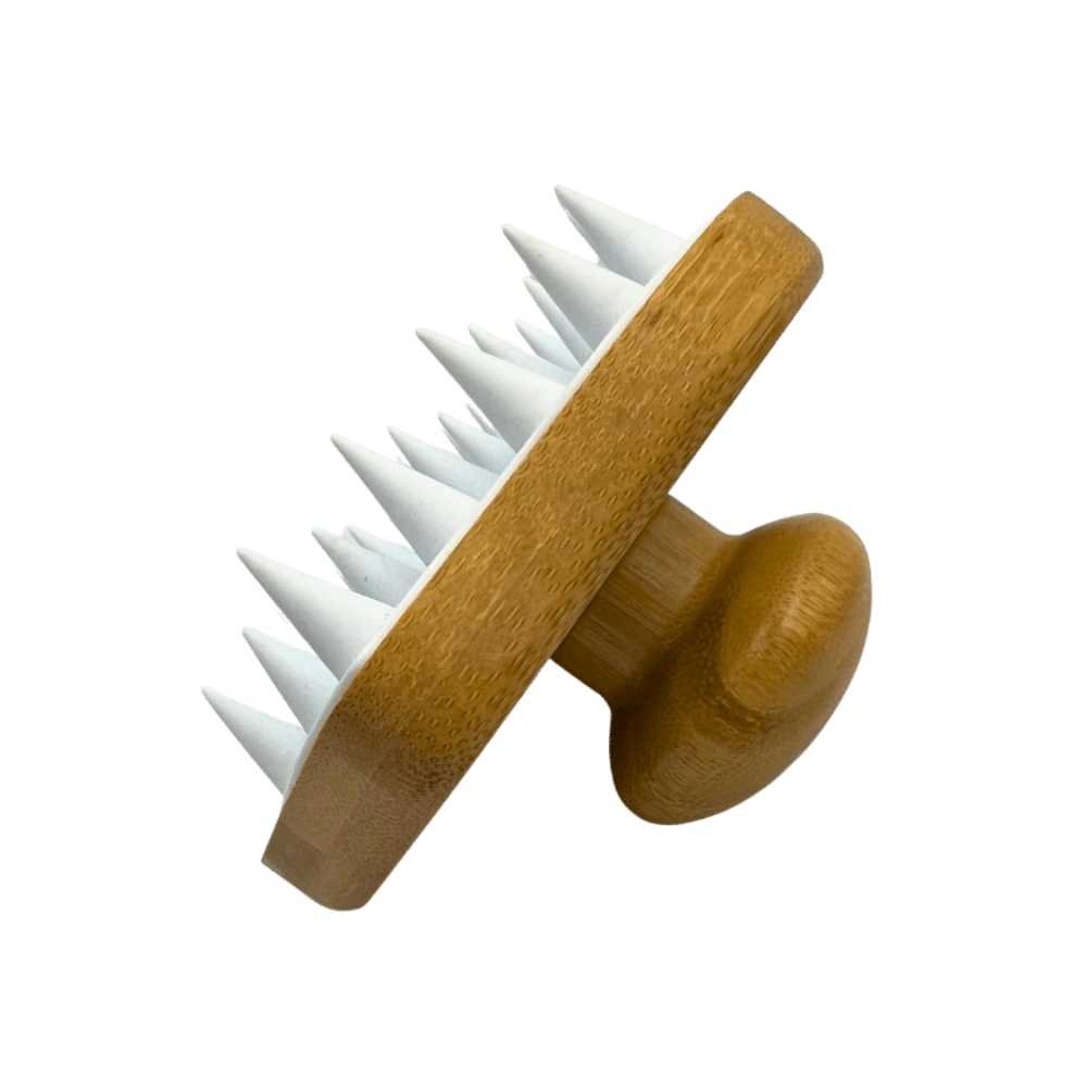 Wood Scalp Massaging Brush
