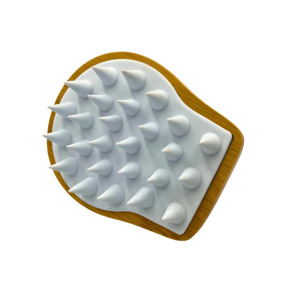 Wood Scalp Massaging Brush